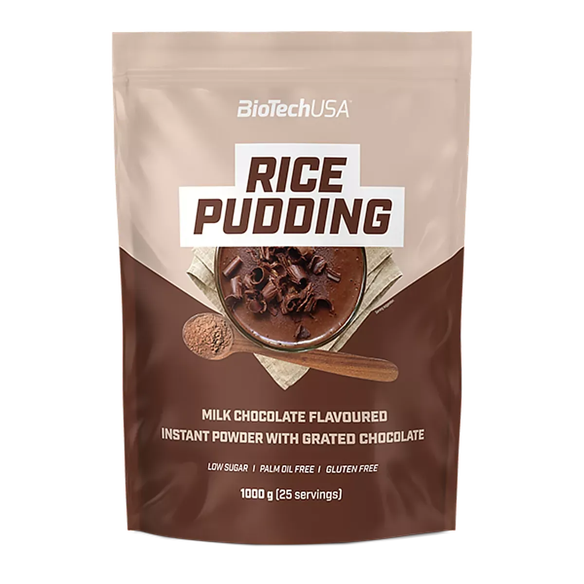 BIOTECH USA INSTANT RICE PUDDING l 1000g Tüte - Supplement-Support.com