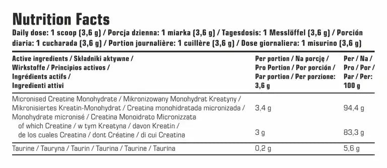 7Nutrition Creatine Monohydrate 500g