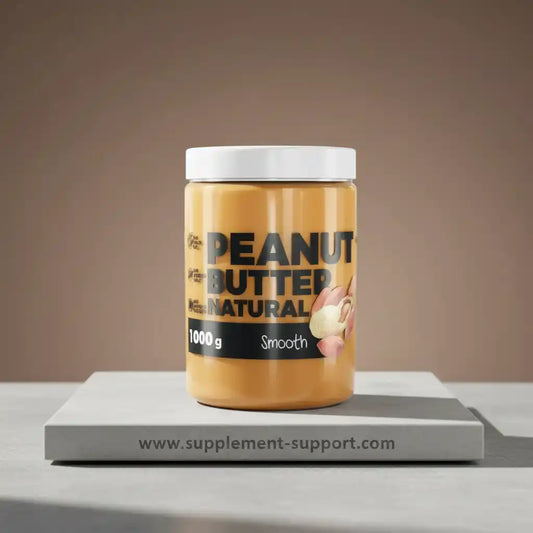 Natürliche Erdnussbutter 1000g Smooth für Sportler und Fitness