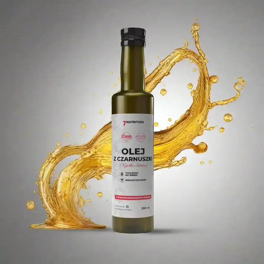 7NUTRITION Schwarzkümmelöl, kaltgepresst, unraffiniert, 250 ml, ideal für Sportler und Fitness