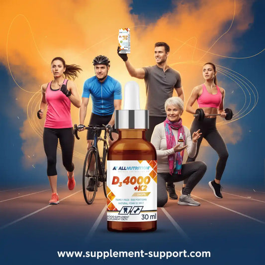 All Nutrition Vitamin D3 4000 + K2 Tropfen 30ml für Sportler und aktive Menschen