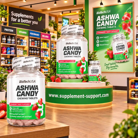 Ashwa Candy - 90 Kautabletten strawberry twist