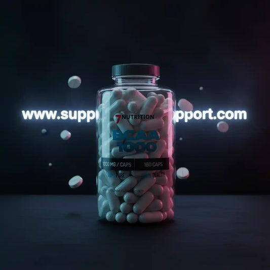 BCAA 1000 Kapseln von 7NUTRITION – 1000 mg pro Kapsel, 180 Stück, ideal für Sportler und Fitness