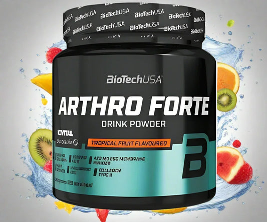 BioTechUSA Arthro Forte Drink Powder mit tropischem Fruchtgeschmack für Sportler