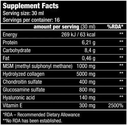 BioTech USA - ARTHRO Forte LIQUID Orange 500ml - Supplement-Support.com