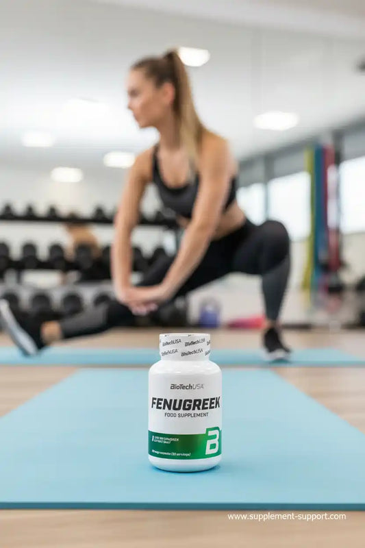 Fenugreek Nahrungsergänzungsmittel für Sportler im Fitnessstudio