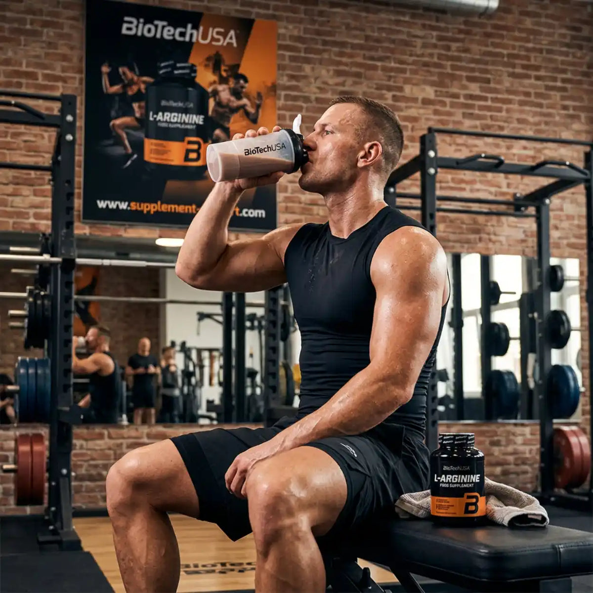 BioTech USA L-Arginine HCL 90 MEGA Kapseln
