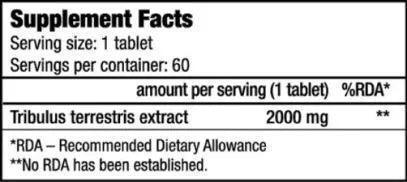 BioTech USA Tribooster 120 x 2000mg - Supplement-Support.com
