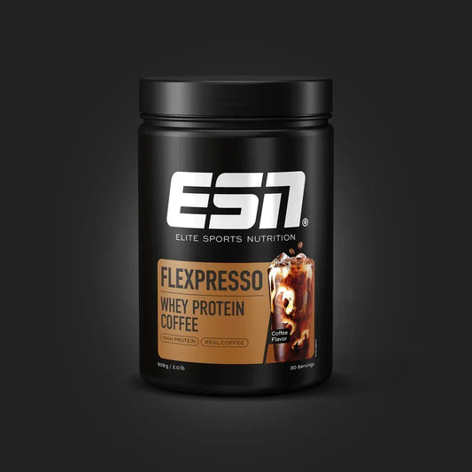 ESN Flexpresso Whey Protein Coffee mit Kaffee-Geschmack, hochwertiges Proteinpulver für Sportler