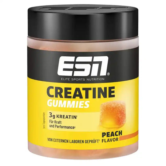 ESN Creatine Gummies Peach Flavor – 3g Kreatin pro Portion für Kraft & Performance, Sportnahrung