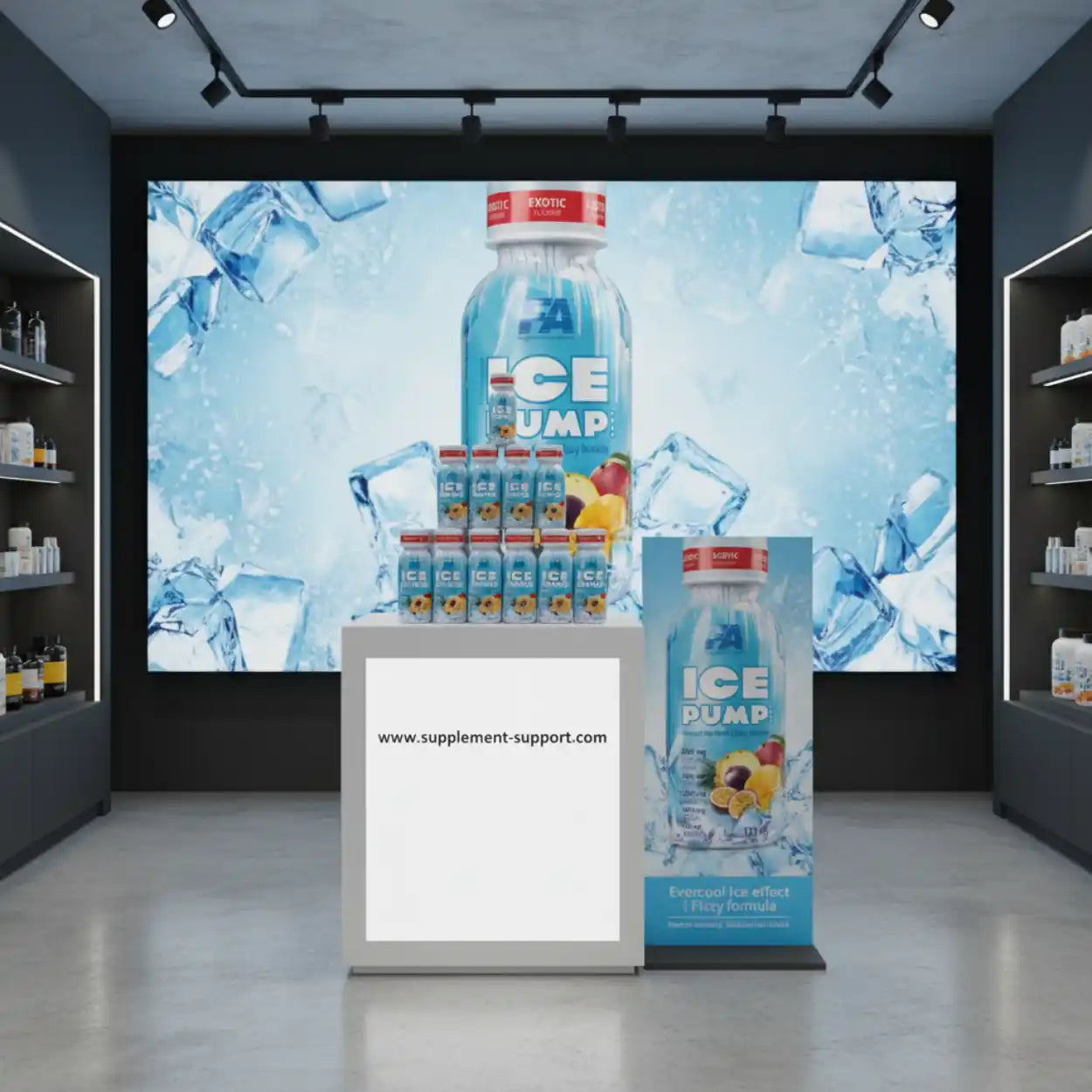 ICE PUMP Shot Pre Workout Booster 24x120ml - Supplement-Support.com