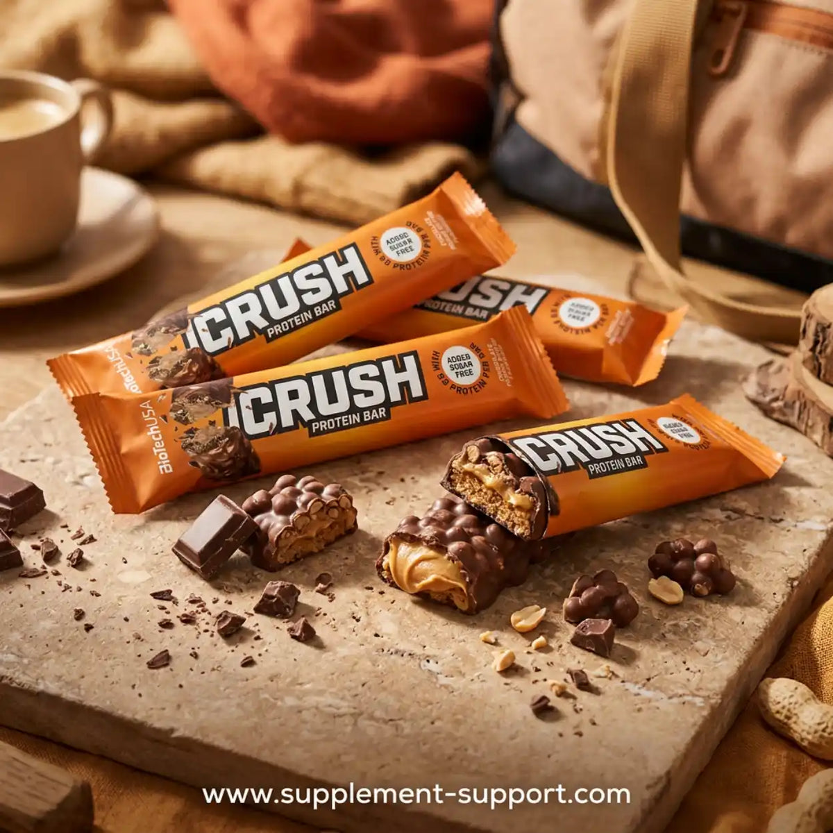 Barre protéinée BioTech USA Crush 64 g