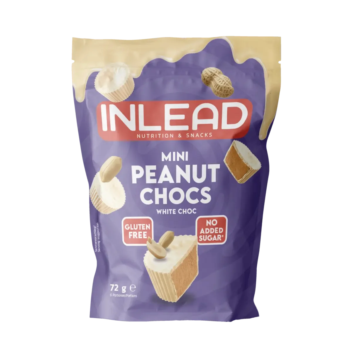 Inlead Mini Peanut Chocs 72g - Supplement-Support.com