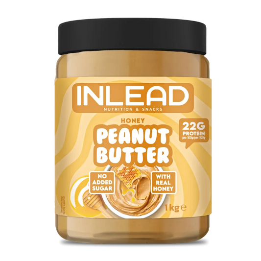 Erdnussbutter mit Honig, Streichcreme, proteinreich, ohne Zuckerzusatz, 1kg Dose