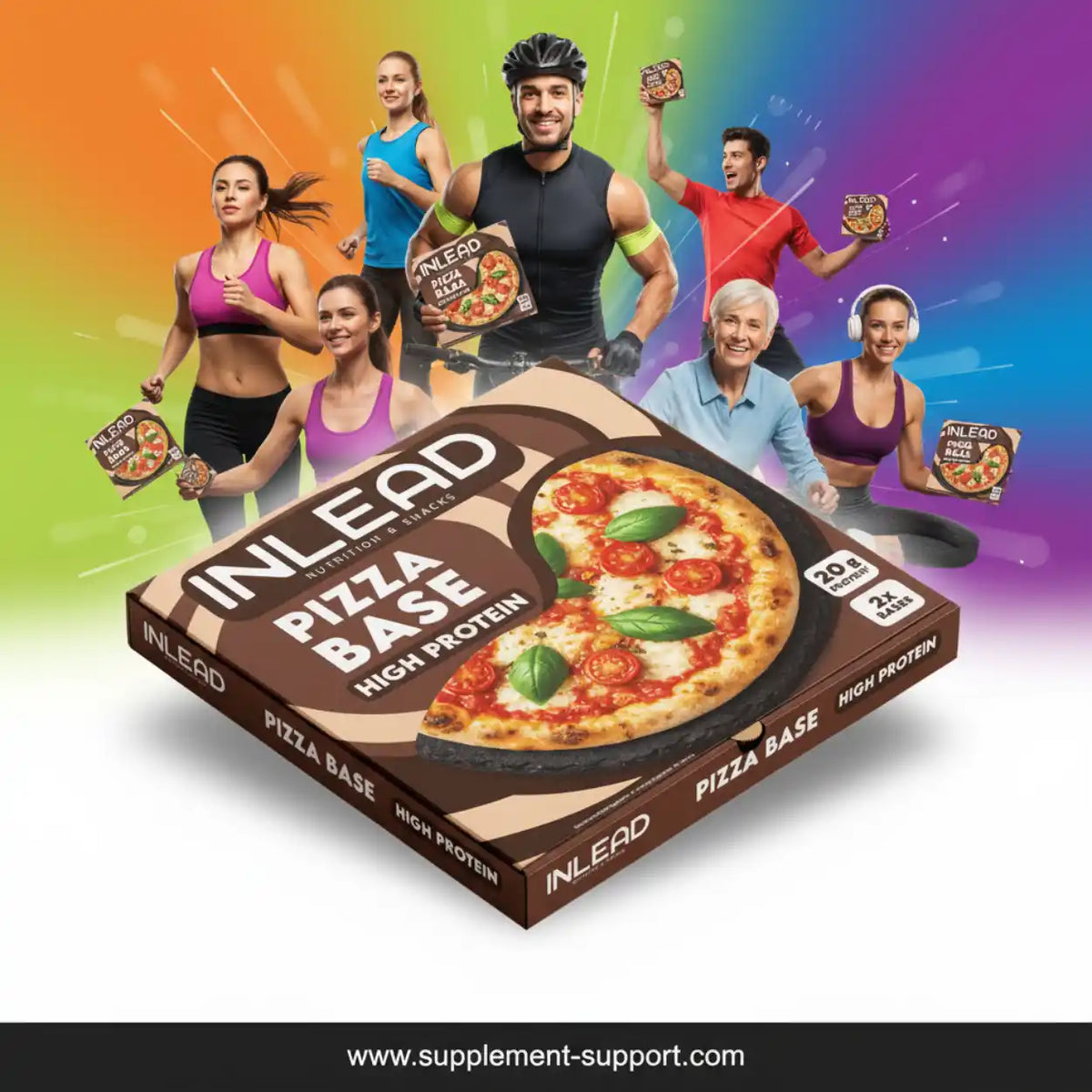 Inlead Nutrition Protein Pizza Base (2x125g)