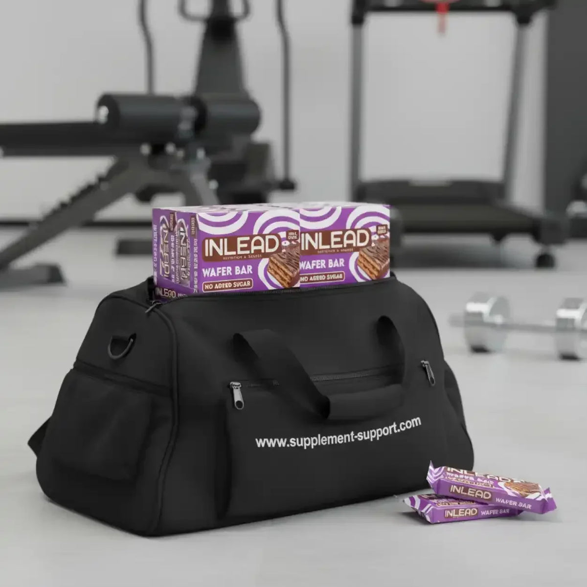 Inlead Wafer Bar 15x45g - Milk Choc - Supplement-Support.com