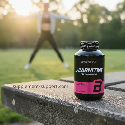 BioTechUSA L-Carnitin Nahrungsergänzung für Sportler im Freien