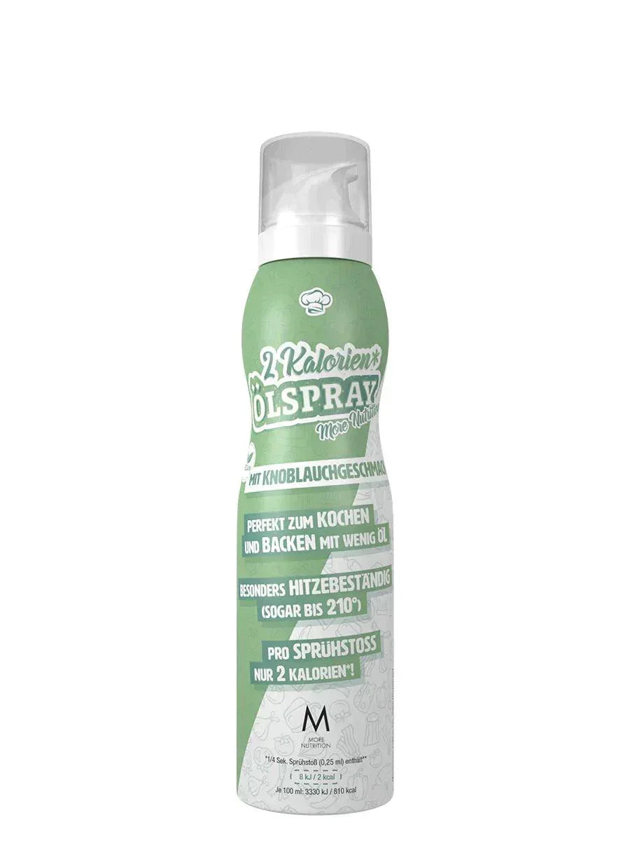 Grüne Sprühflasche Ölspray 2 Kalorien mit Knoblauchgeschmack für kalorienarmes Kochen