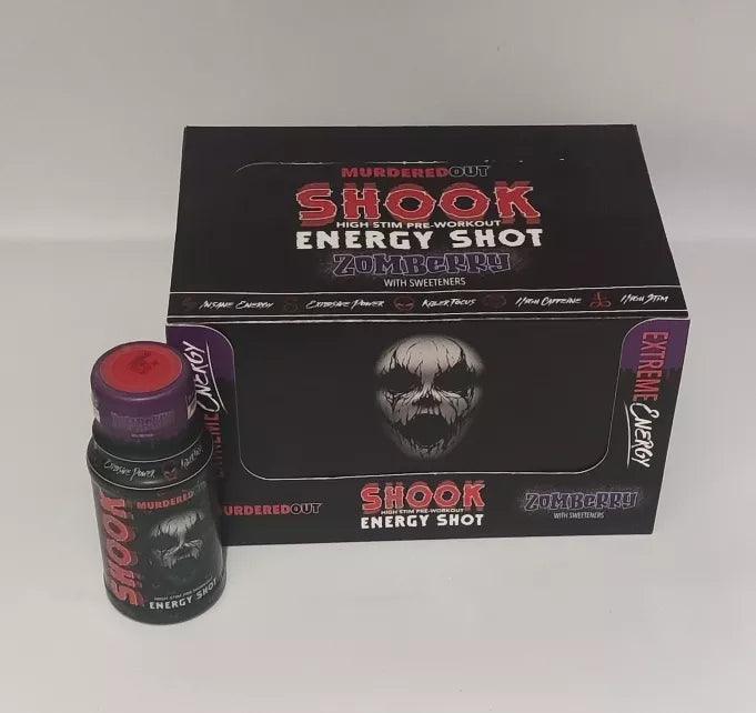 Murdered Out ENERGY Shook Shot 12x60ml - Supplement-Support.com