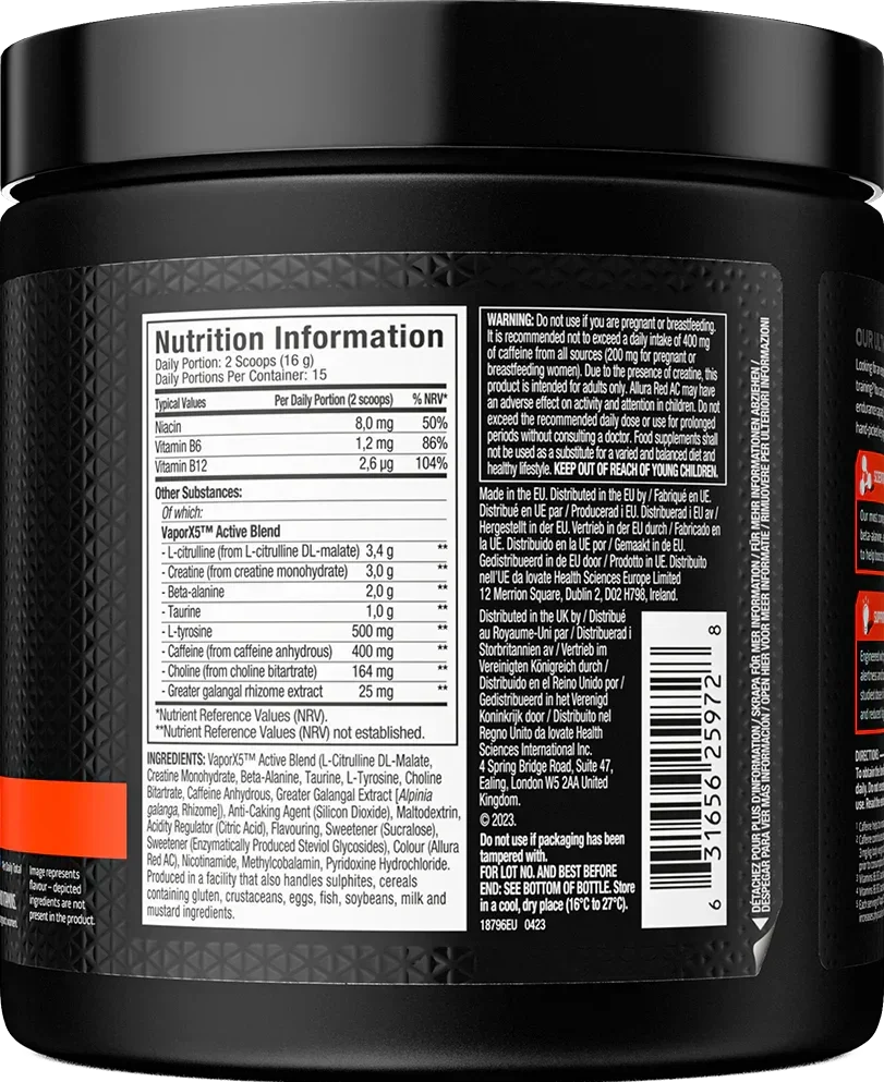 Muscle Tech naNO X5 Next Gen 240g Pre Workout Booster - Supplement-Support.com