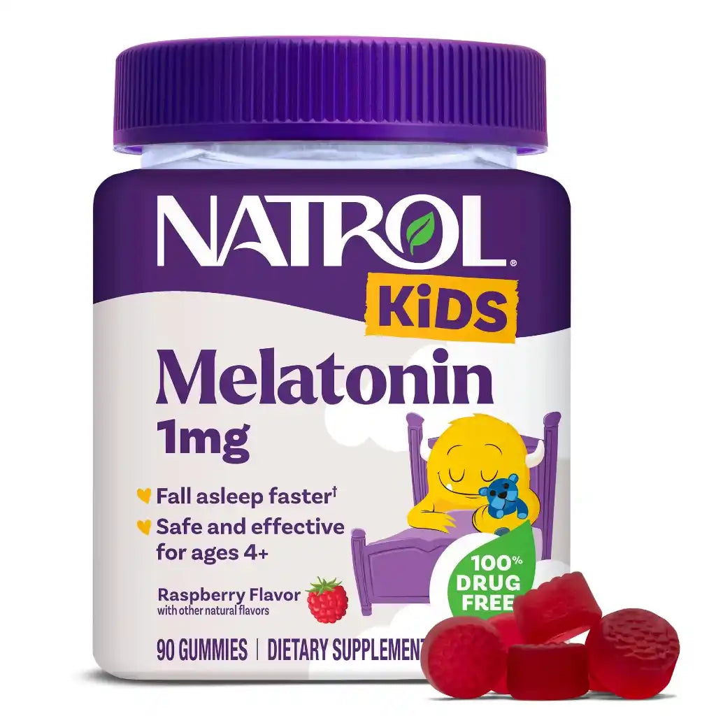 Natrol Kids Melat@nin - 1 mg - Beere - 60 Gummies - Supplement-Support.com