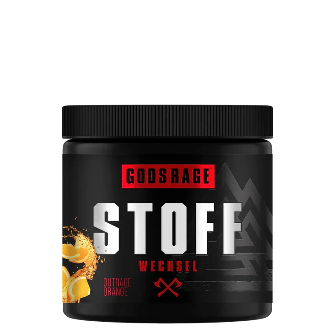Gods Rage Stoff Wechsel Outrage Orange – Energiebooster für Sportler, Fitness & Training
