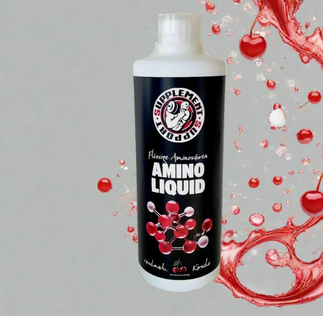 Flüssige Aminosäuren Amino Liquid Kirschgeschmack für Sportler und Fitness