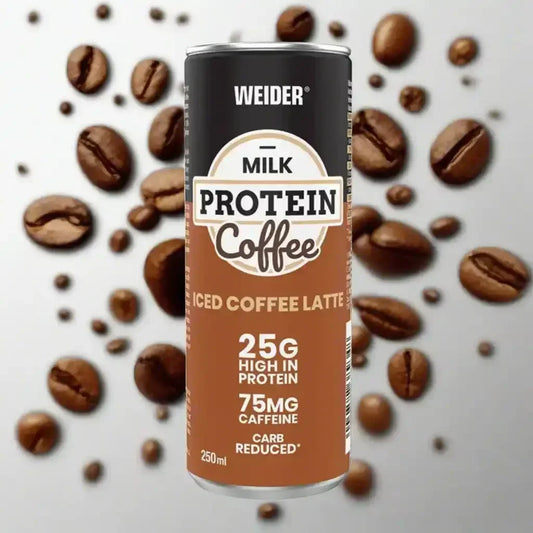 Weider Protein Coffee,12x250 ml Dose (inkl. Pfand), Iced Coffe Latte - Supplement-Support.com
