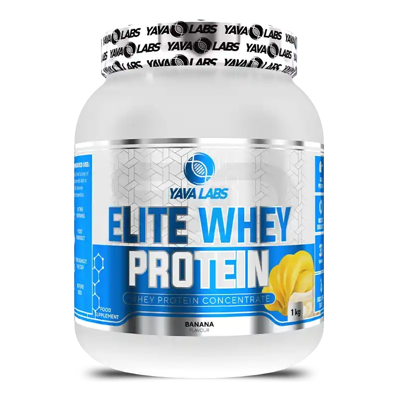 Yava Labs Elite Whey Protein Banane Geschmack für Sportler und Fitness