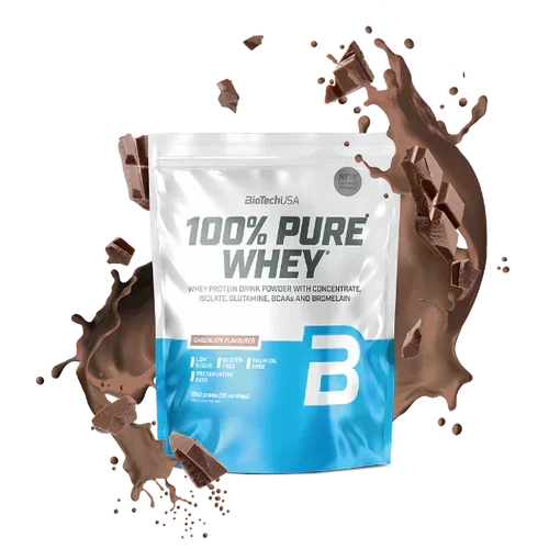 100% Pure Whey Protein Pulver 1000g - Supplement-Support.com