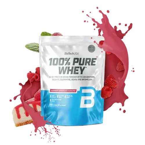 100% Pure Whey Protein Pulver 1000g - Supplement-Support.com