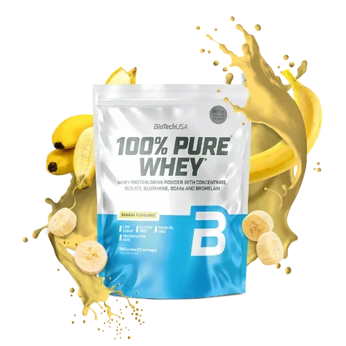 100% Pure Whey Protein Pulver 1000g - Supplement-Support.com