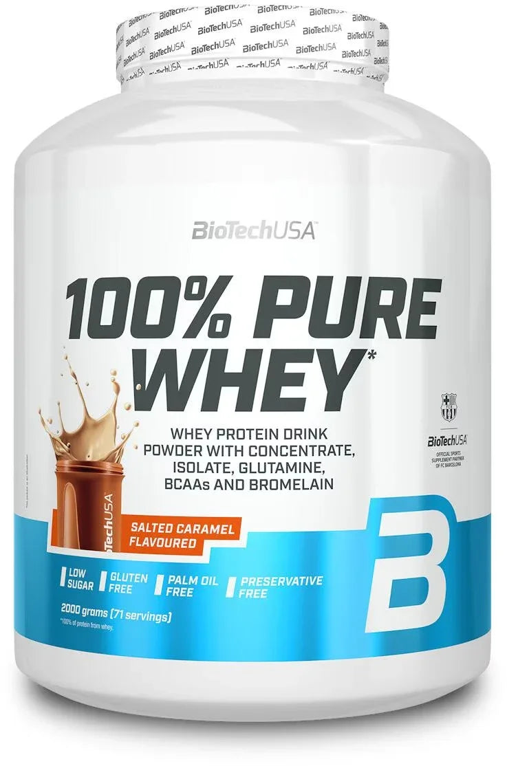 100% Pure Whey Protein Pulver 2000g - Supplement-Support.com