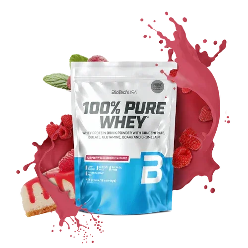 100% Pure Whey Protein Pulver 454g - Supplement-Support.com