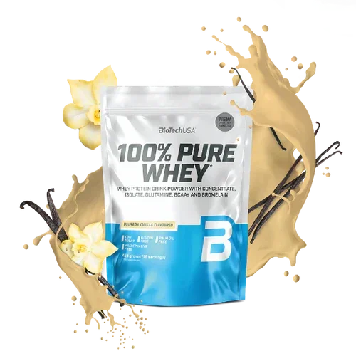 100% Pure Whey Protein Pulver 454g - Supplement-Support.com