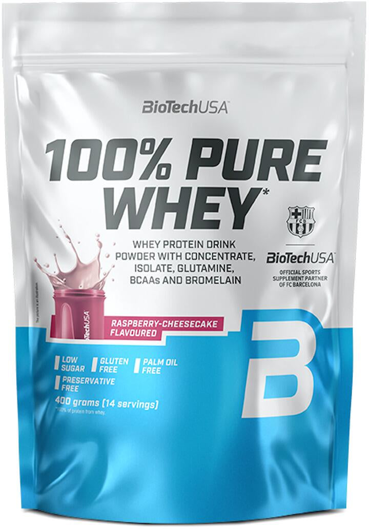 100% Pure Whey Protein Pulver 400g - Supplement-Support.com