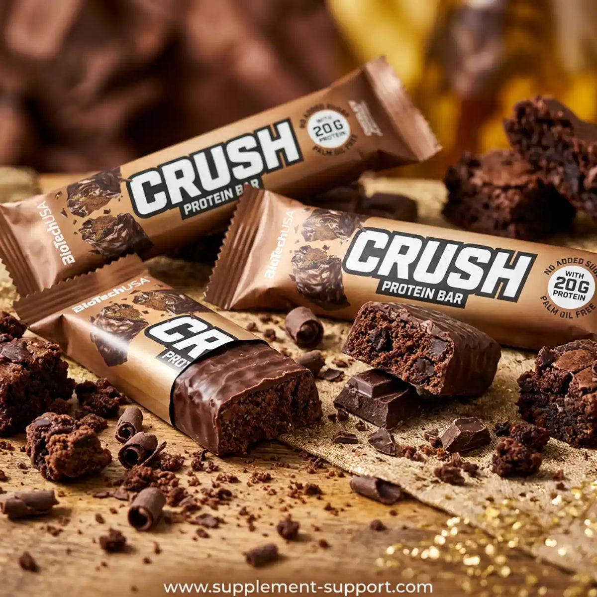Barre protéinée BioTech USA Crush 64 g