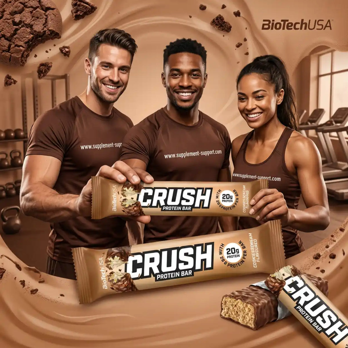 Barre protéinée BioTech USA Crush 64 g