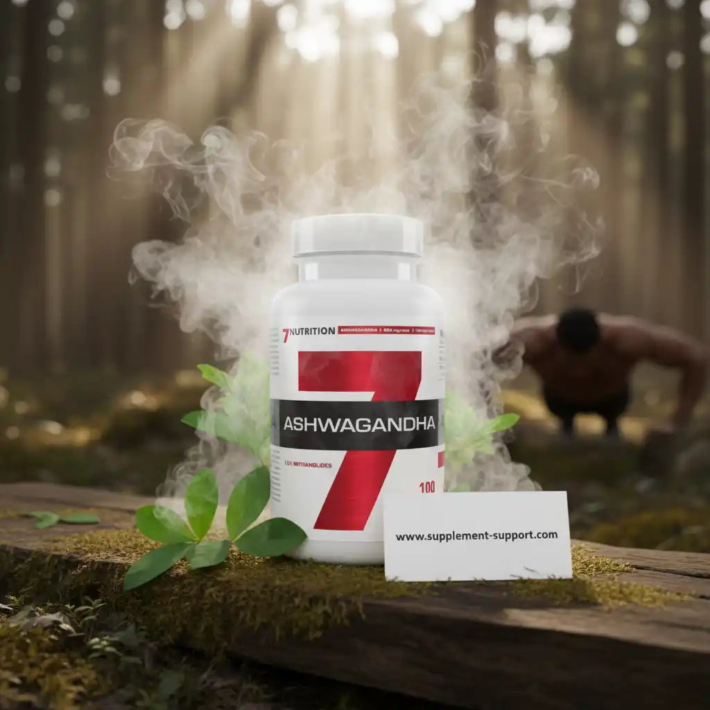 Ashwagandha Kapseln von 7Nutrition für Sportler – natürliche Energie und Regeneration im Wald