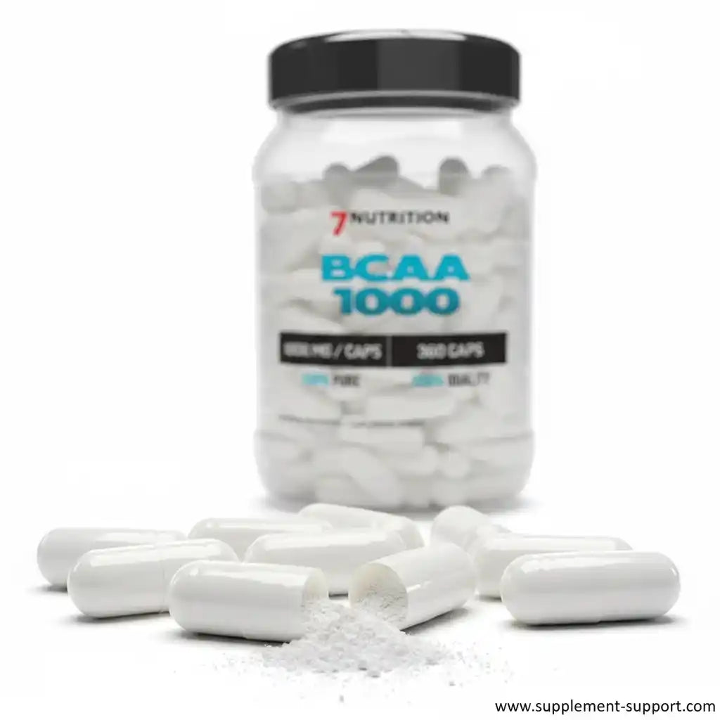 BCAA 1000 Kapseln von 7 Nutrition – rein, hochdosiert, für Sportler & Fitness