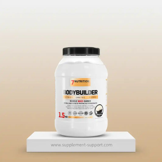 7Nutrition Bodybuilder Muscle Mass Gainer 1,5kg – Eiweißreicher Weight Gainer für Muskelaufbau