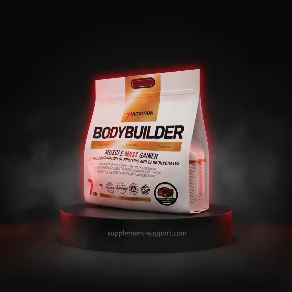 7 Nutrition Bodybuilder Muscle Mass Gainer – Proteine & Kohlenhydrate für Muskelaufbau, 7 kg Beutel