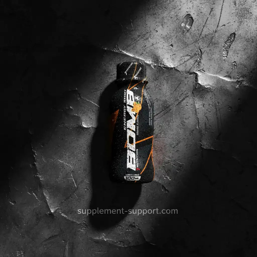 Energie Shot für Sportler, 100ml, Orange Geschmack, ideal für Fitness und Training