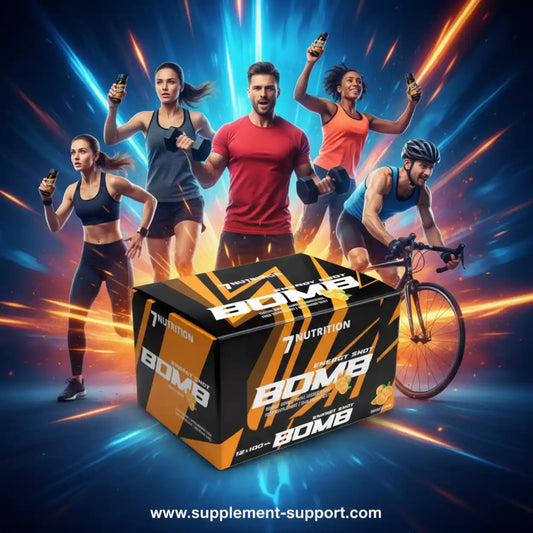Sportler beim Training mit 7Nutrition Energy Shot BOMB Nahrungsergänzung