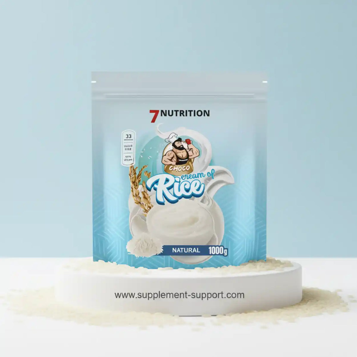 7 Nutrition Choco Rice Cream of Rice 1000g – Natürliche Sportnahrung