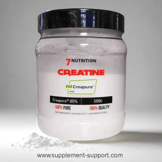 7 Nutrition Creatine Pulver, 500g, 95% Creapure, 100% rein, Sportnahrung für Fitness und Training