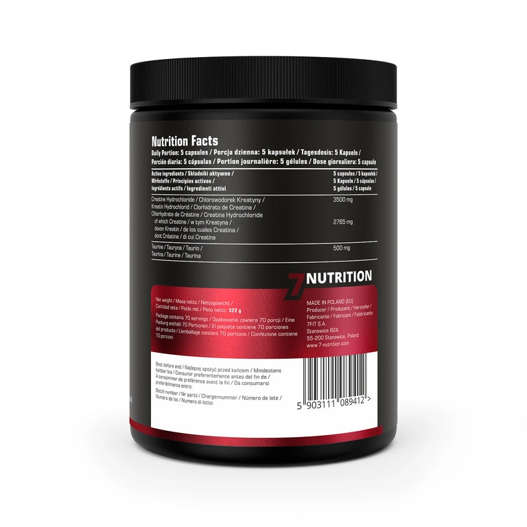 Rückseite einer Z Nutrition Supplement-Dose mit Nährwerttabelle und Inhaltsstoffen.