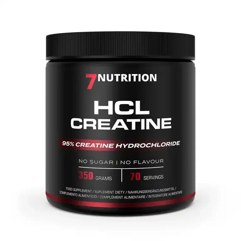 7Nutrition HCL Creatine Supplement-Dose mit 350g Kreatin-Hydrochlorid, geschmacksneutral