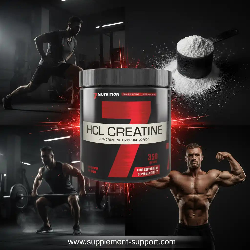 HCL Creatine Pulver für Fitness und Muskelaufbau, 95% Creatinhydrochlorid, 350 Portionen