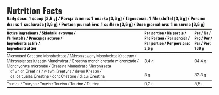 7Nutrition Creatine Monohydrate 500g
